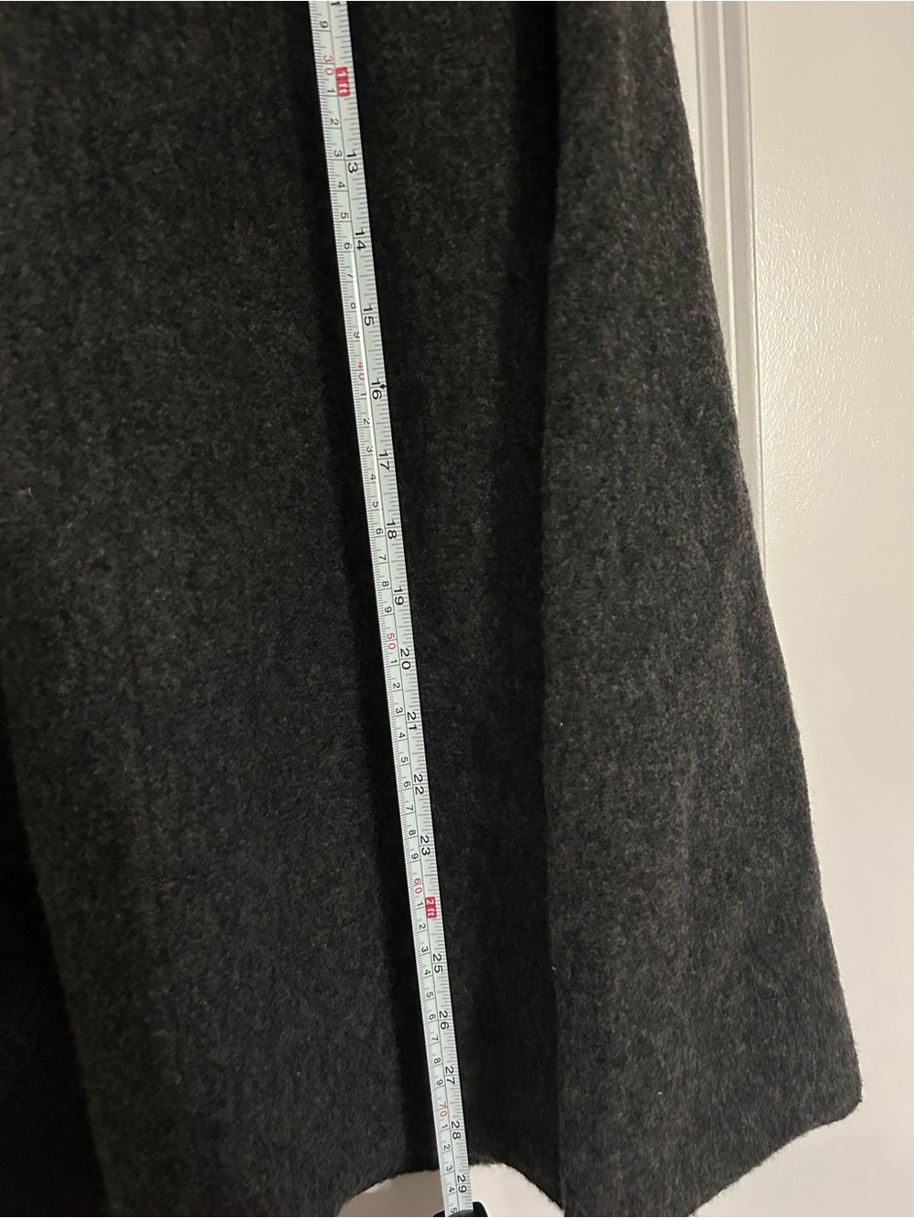 Uniqlo Dark Charcoal A-Line Skirt - Picture 2 of 2